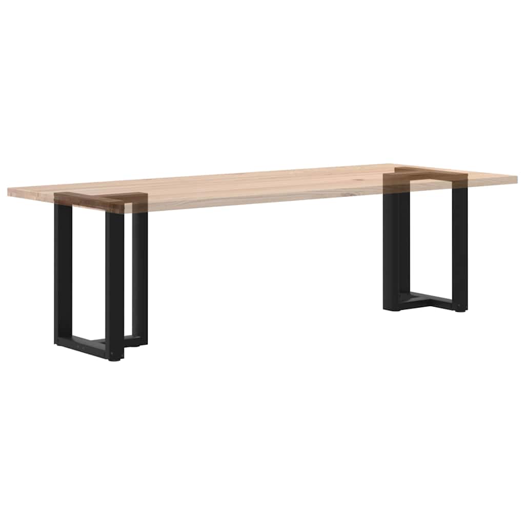 Noge za blagovaonski stol T-oblika 2 kom Crne 50x35x(72-73) cm Čelik