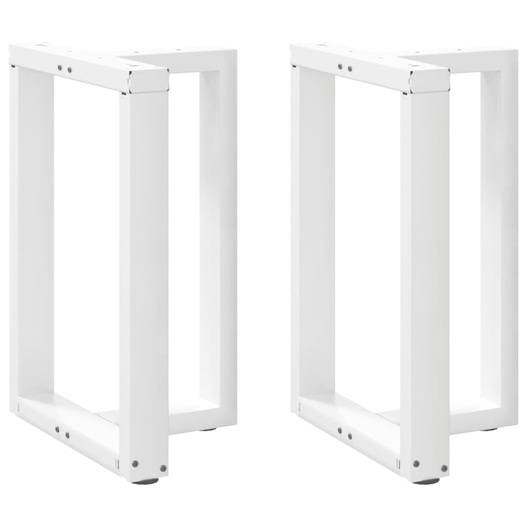 Noge za blagovaonski stol T-oblika 2 kom Bijele 60x35x(72-73) cm Čelik