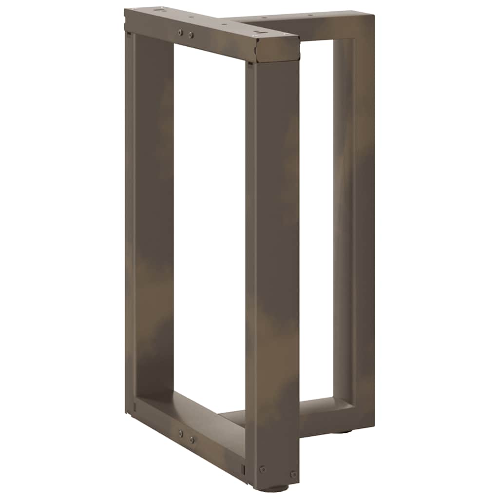 Noge za blagovaonski stol T-oblika 2 kom Crne 60x35x(72-73) cm Čelik