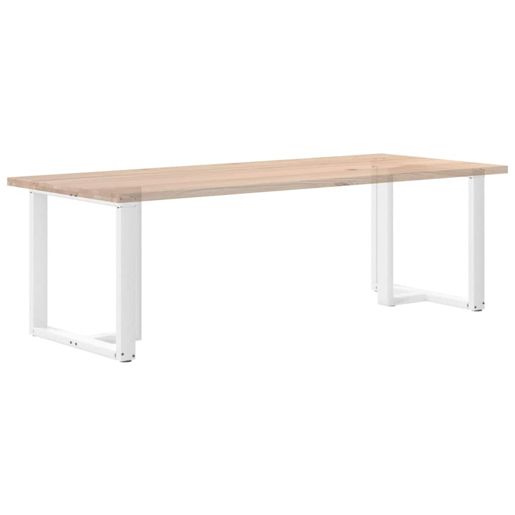 Noge za blagovaonski stol T-oblika 2 kom Bijele 70x35x(72-73) cm Čelik