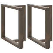 Noge za blagovaonski stol T-oblika 2 kom Crne 70x35x(72-73) cm Čelik