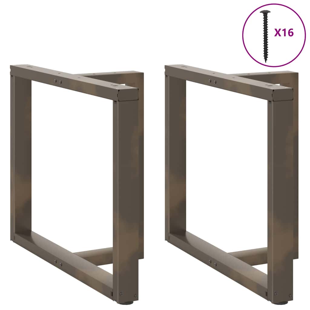 Noge za blagovaonski stol T-oblika 2 kom Crne 90x35x(72-73) cm Čelik