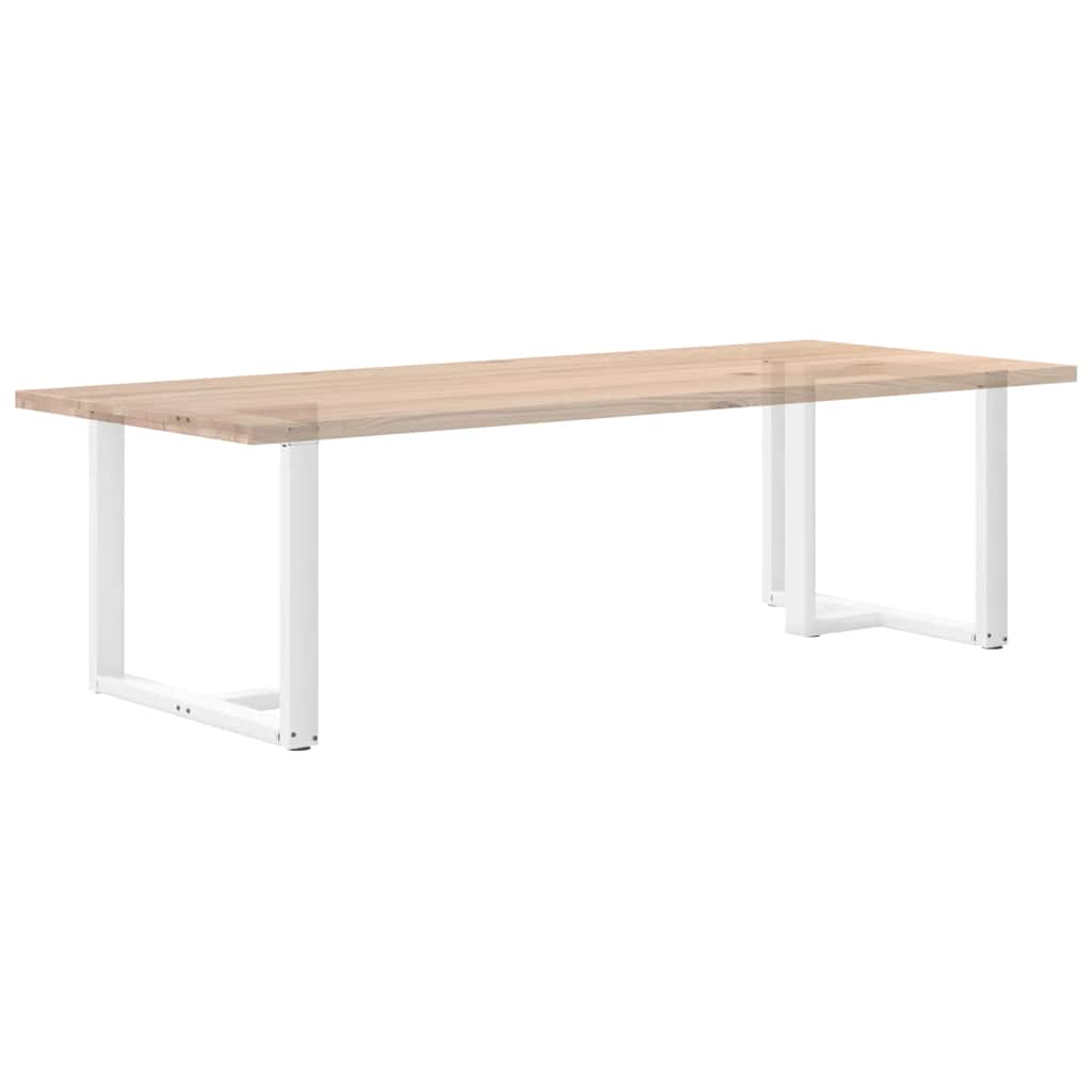 Noge za blagovaonski stol T-oblika 2 kom Bijele 100x35x(72-73) cm Čelik