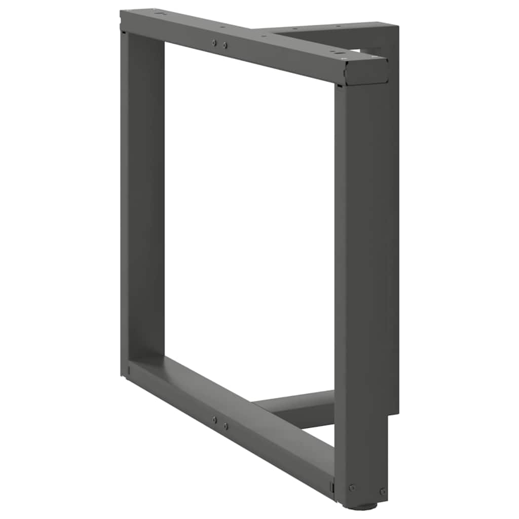 Noge za blagovaonski stol T-oblika 2 kom antracit 100x35x(72-73) cm čelik