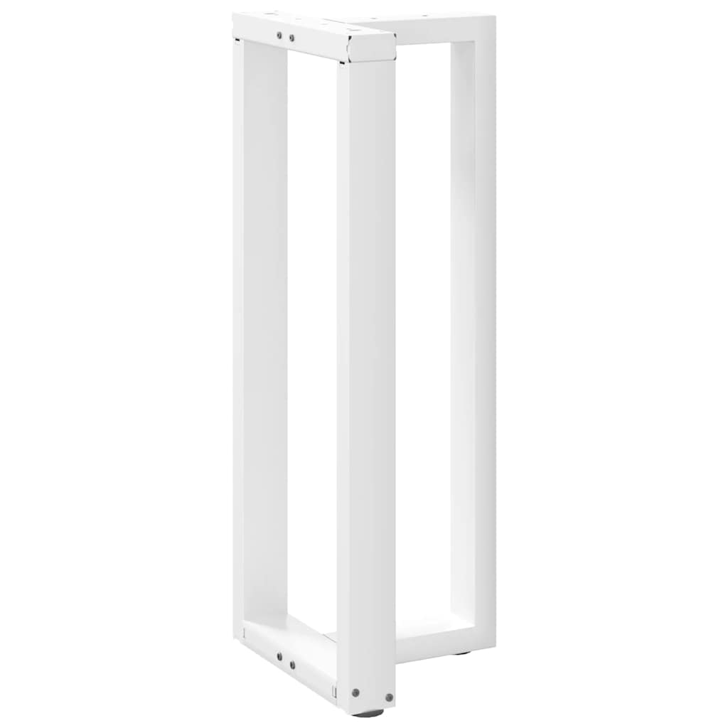 Noge za barski stol T-oblika 2 kom Bijele 50x35x(100-101) cm Čelik