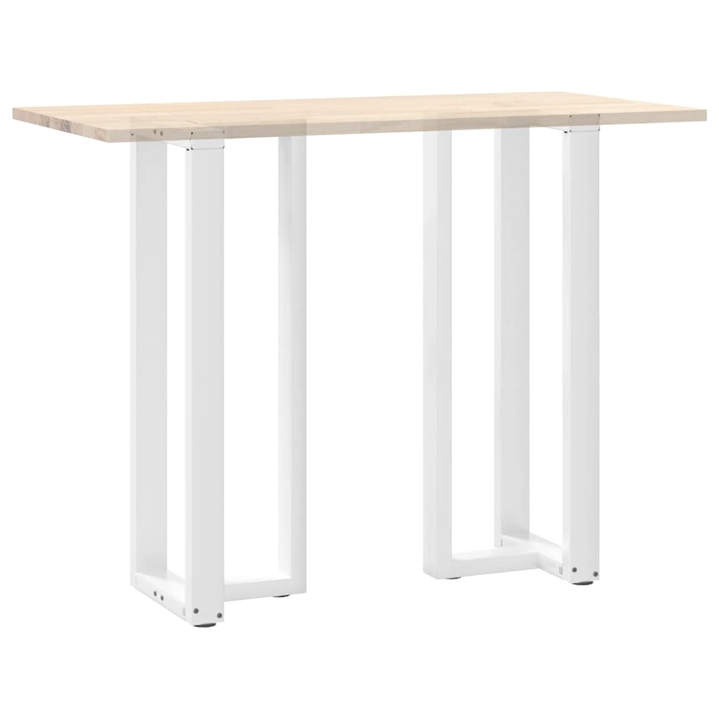Noge za barski stol T-oblika 2 kom Bijele 40x35x(110-111) cm Čelik
