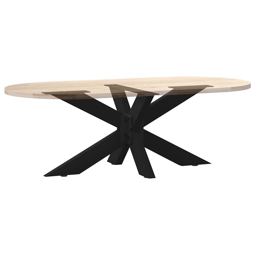 Noga stolića za kavu u obliku pauka crna 98x58x(42-43) cm čelik