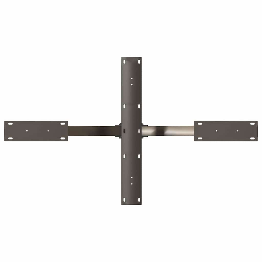 Noga stolića za kavu u obliku pauka crna 98x58x(42-43) cm čelik
