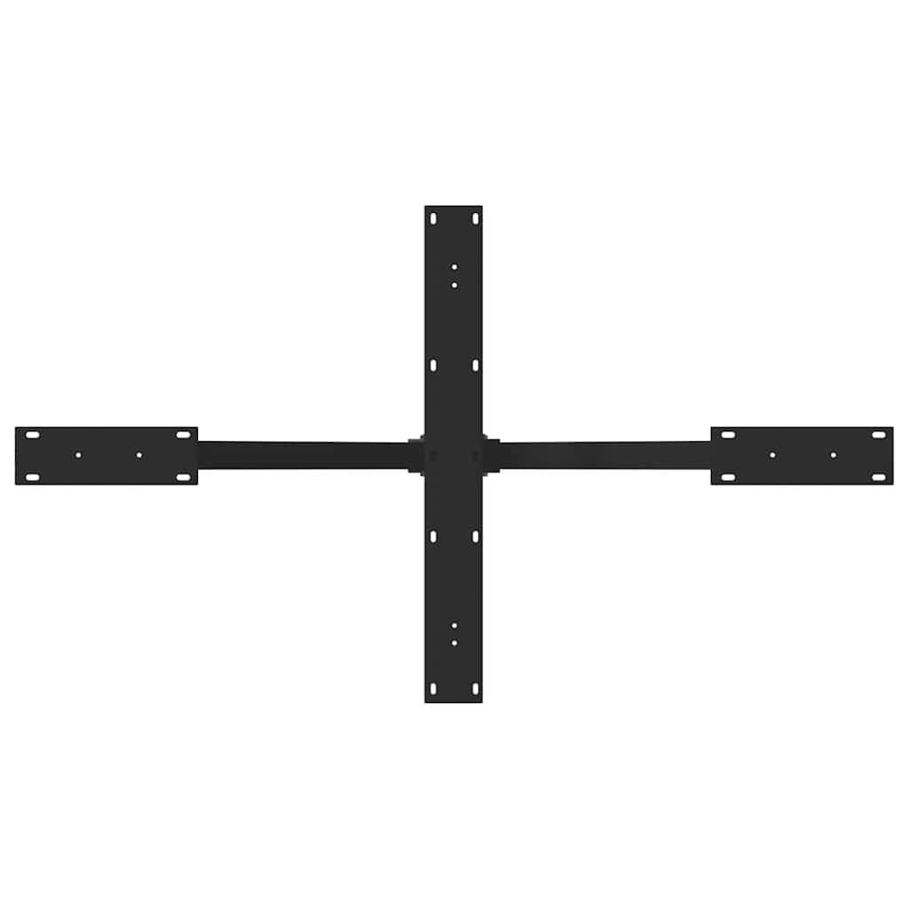 Noga blagovaonskog stola u obliku pauka crna 120x68x(72-73) cm čelik