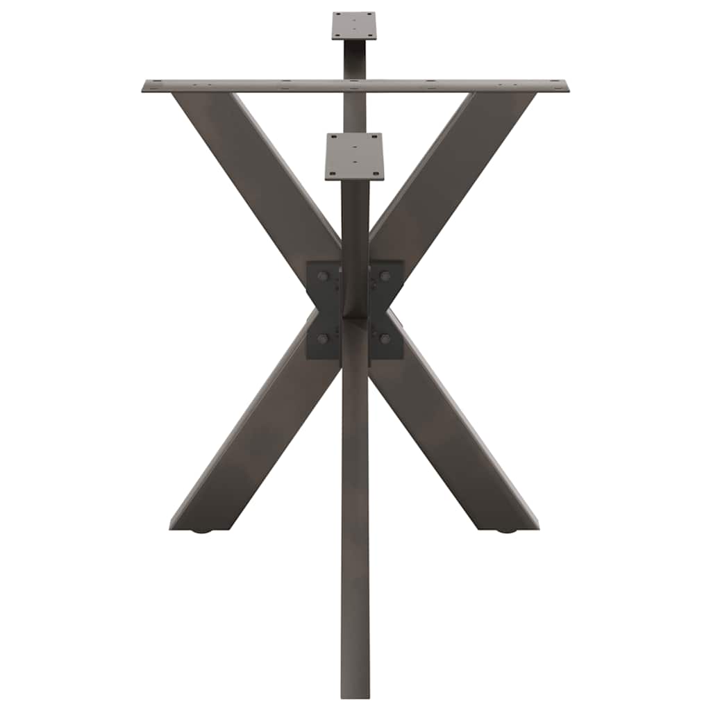 Noga blagovaonskog stola u obliku pauka crna 120x68x(72-73) cm čelik