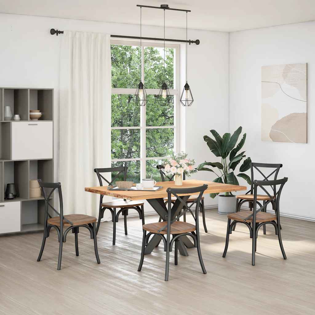 Noge blagovaonskog stola u obliku pauka antracit 85x85x(72-73) cm čelik
