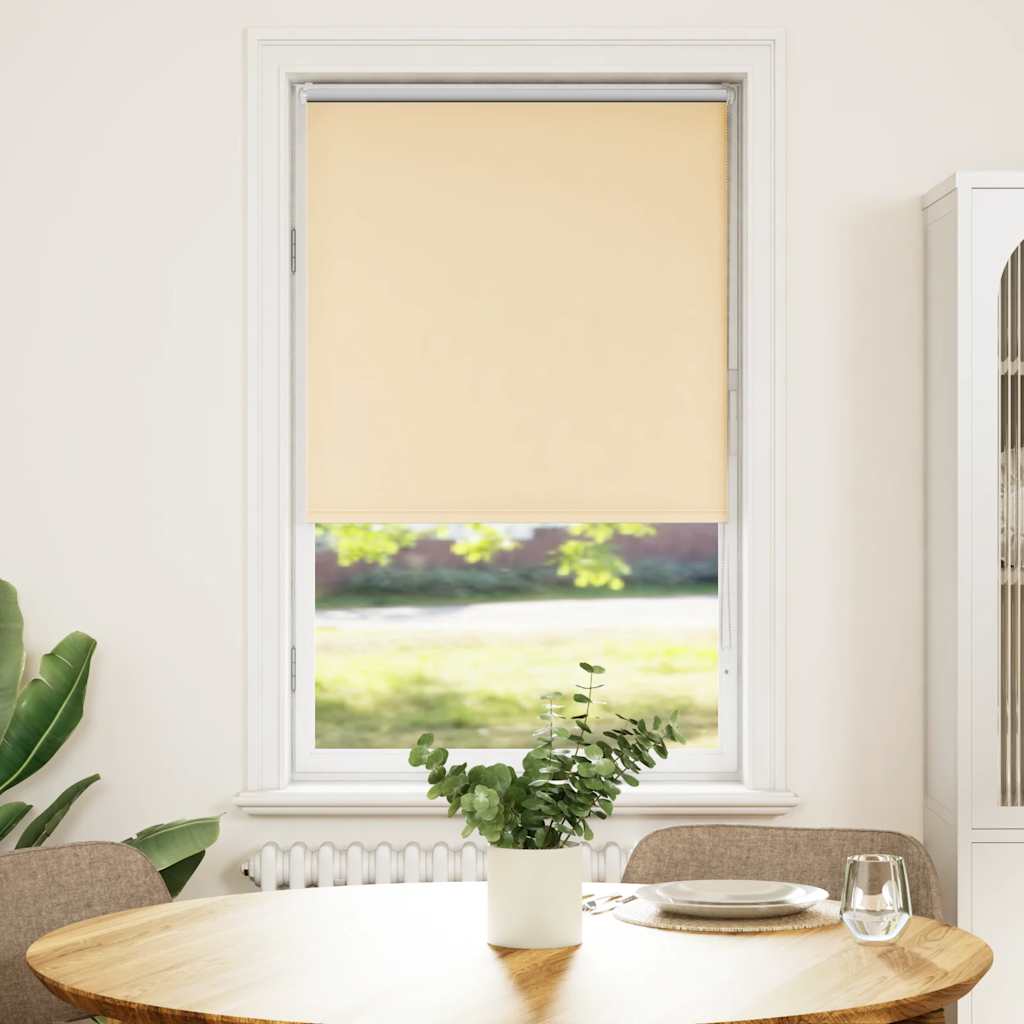 Rolo zavjesa Blackout Bež 85x130 cm Širina tkanine 80,7 cm