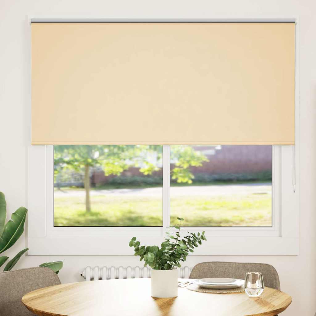 Rolo zavjesa Blackout Bež 150x130 cm Širina tkanine 146,6 cm