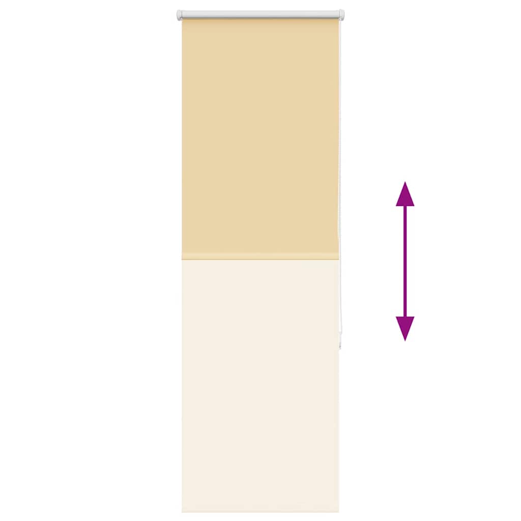 Rolo zavjesa Blackout Bež 40x150 cm Širina tkanine 35,7 cm