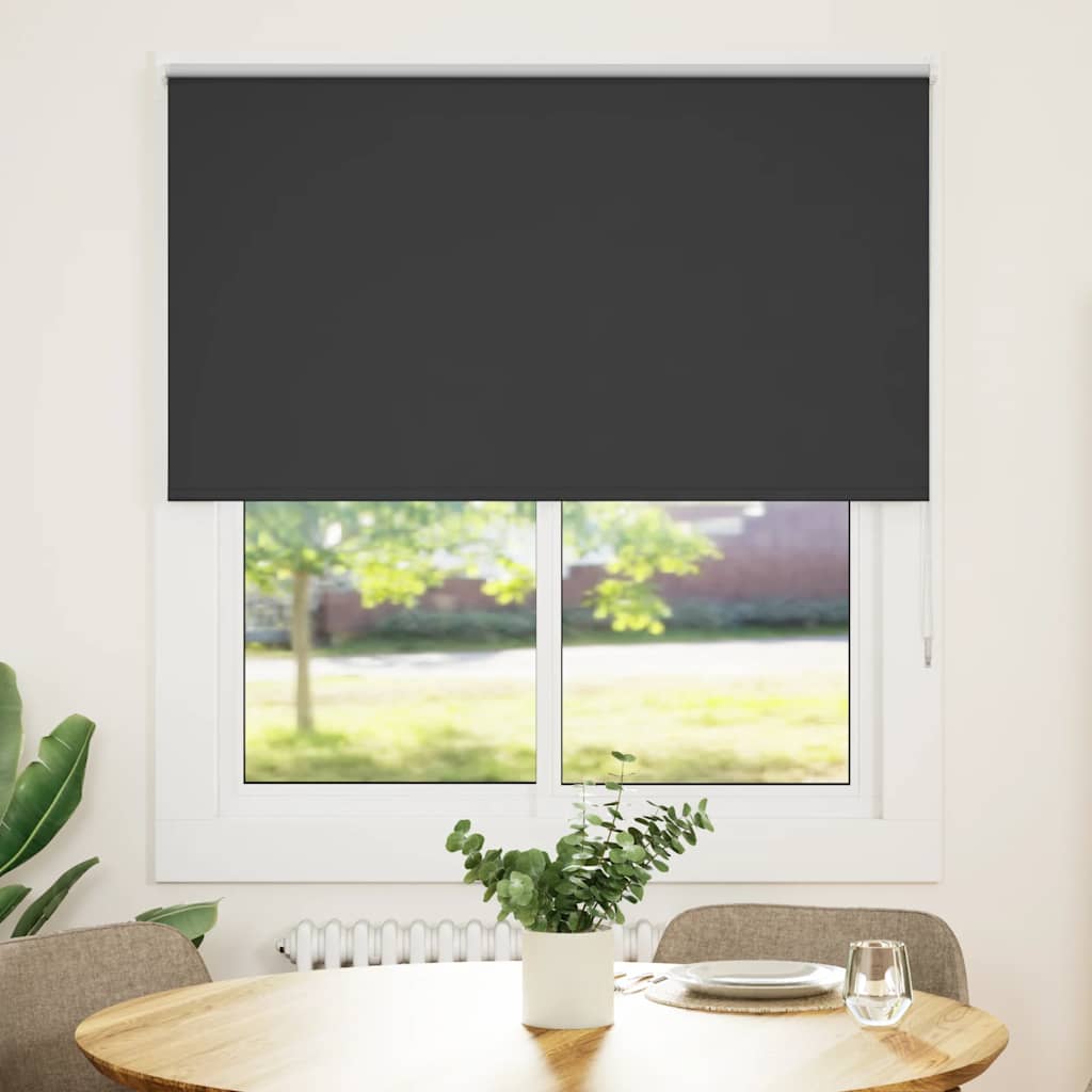 Rolo zavjesa Blackout Black 120x130 cm Širina tkanine 116,6 cm