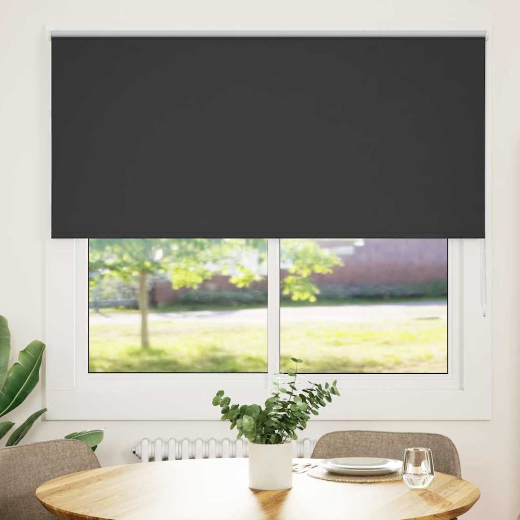 Rolo zavjesa Blackout Black 145x150 cm Širina tkanine 141,6 cm