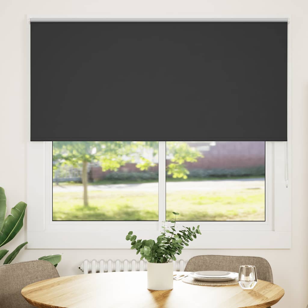 Rolo zavjesa Blackout Black 150x150 cm Širina tkanine 146,6 cm