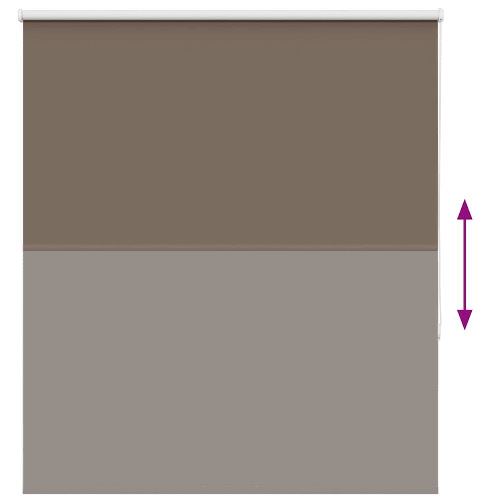 Rolo zavjesa Blackout Coffee 130x130 cm Širina tkanine 126,6 cm