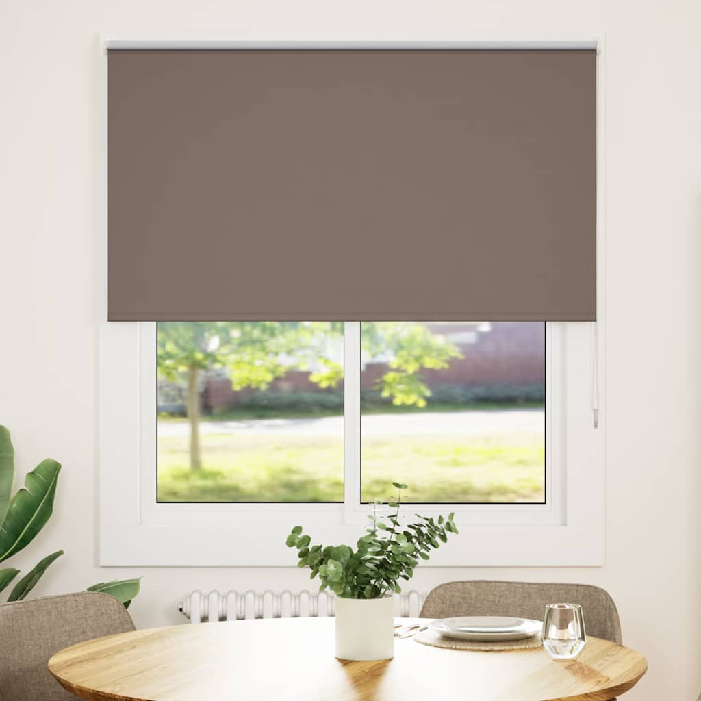 Rolo zavjesa Blackout Coffee 130x130 cm Širina tkanine 126,6 cm