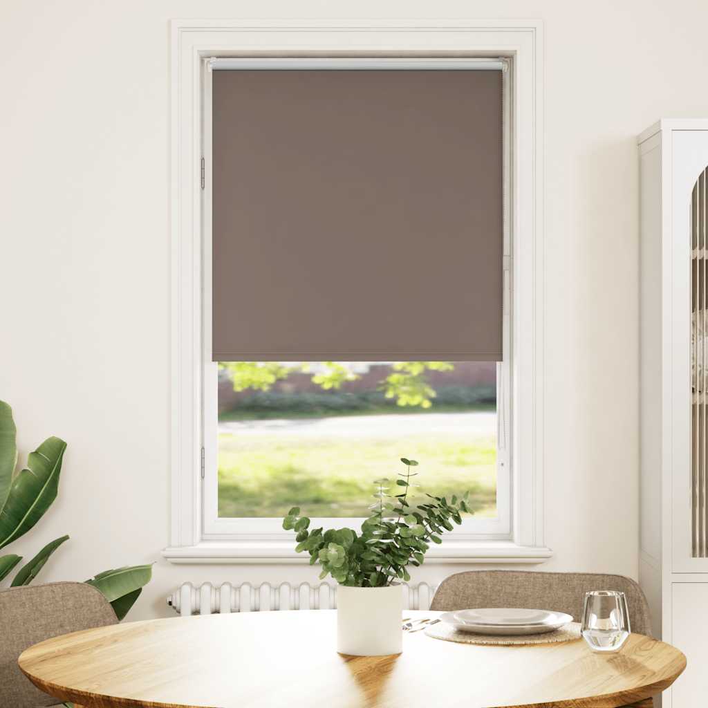 Rolo zavjesa za zamračivanje boje kave 75x175 cm Širina tkanine 70,7 cm Poliester