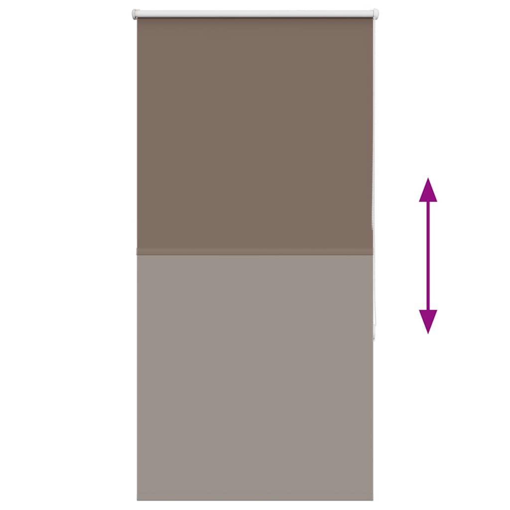 Rolo zavjesa Blackout Coffee 80x175 cm Širina tkanine 75,7 cm