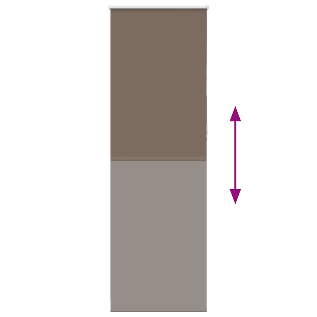 Rolo zavjesa Blackout Coffee 80x210 cm Širina tkanine 75,7 cm