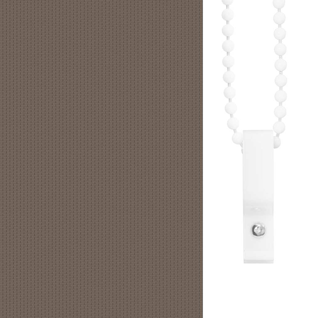 Rolo zavjesa za zamračivanje boje kave 95x210 cm Širina tkanine 90,7 cm Poliester