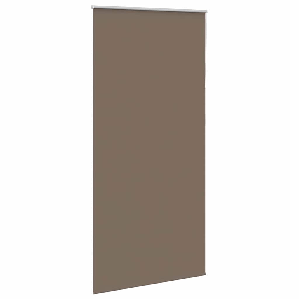 Rolo zavjesa za zamračivanje boje kave 110x210 cm Širina tkanine 105,7 cm Poliester