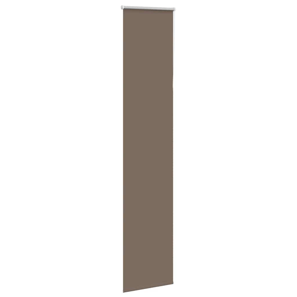Rolo zavjesa za zamračivanje boje kave 60x230 cm Širina tkanine 55,7 cm Poliester