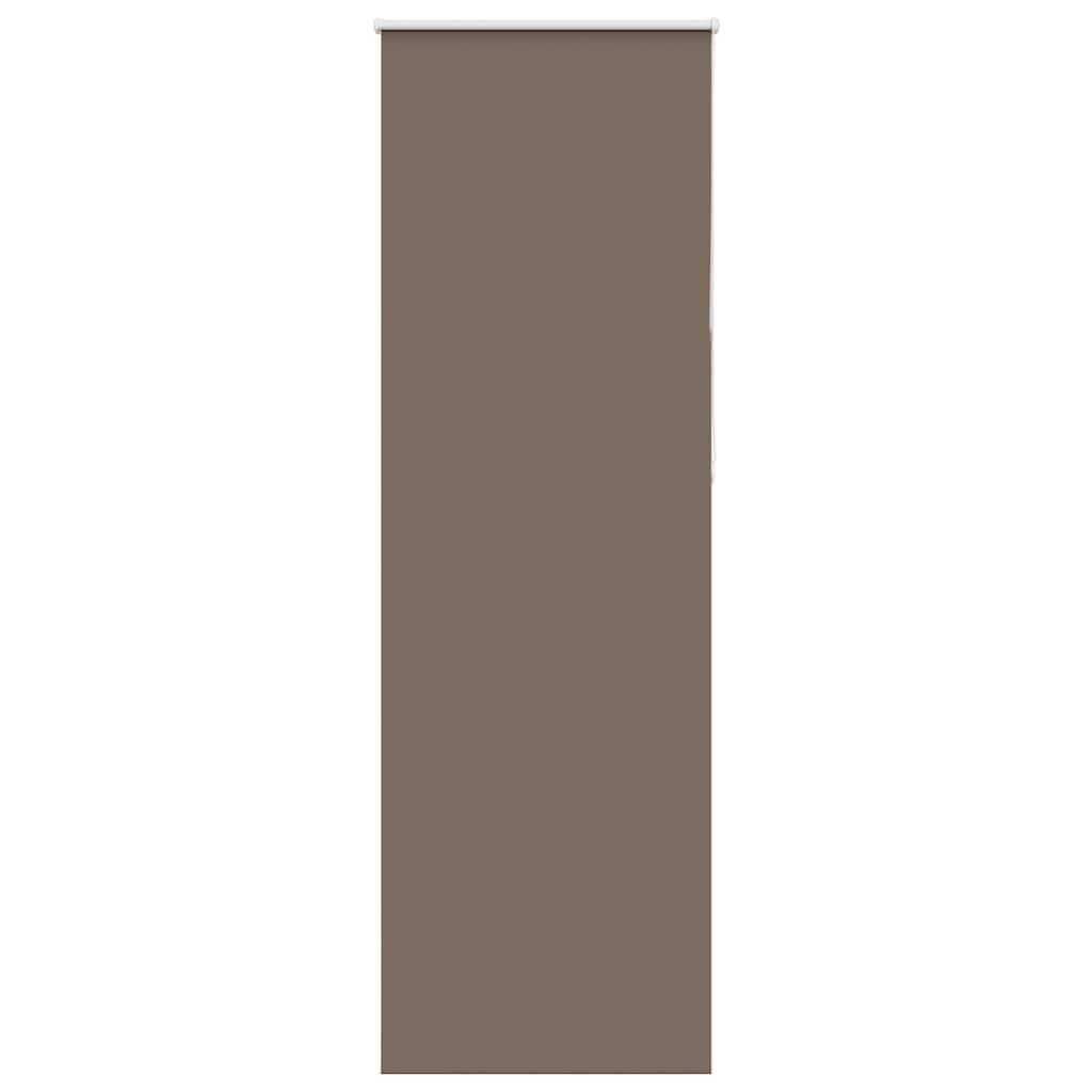 Rolo zavjesa za zamračivanje boje kave 75x230 cm Širina tkanine 70,7 cm Poliester