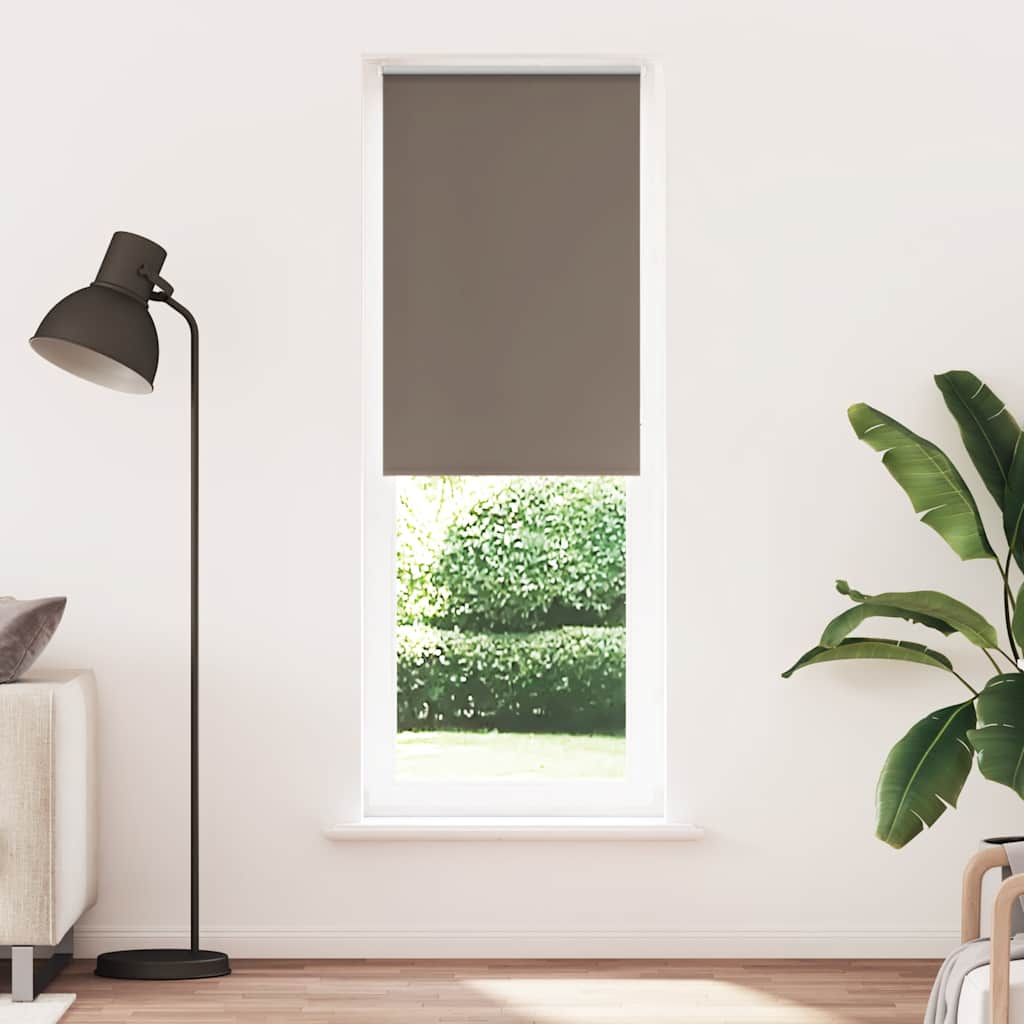 Rolo zavjesa za zamračivanje boje kave 85x230 cm Širina tkanine 80,7 cm Poliester