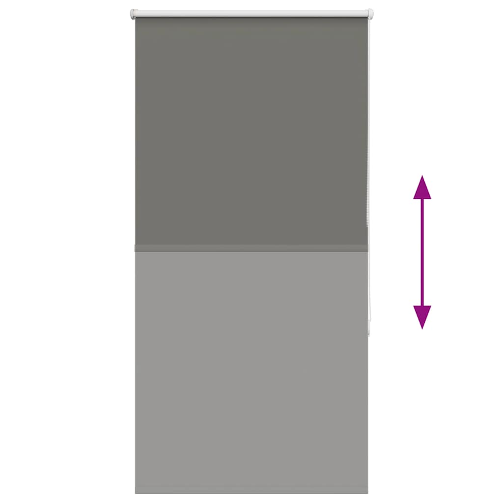 Rolo zavjesa Blackout siva 85x130 cm Širina tkanine 80,7 cm
