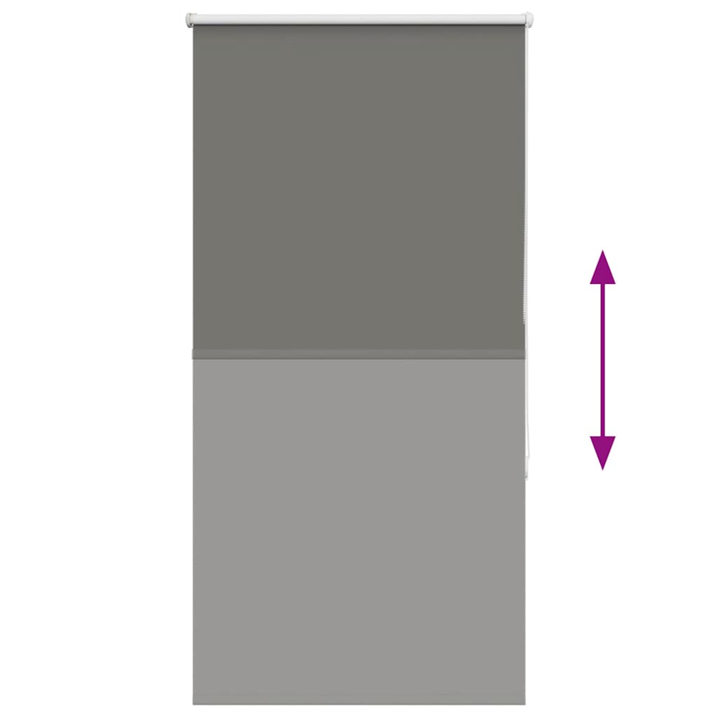 Rolo zavjesa Blackout siva 75x175 cm Širina tkanine 70,7 cm