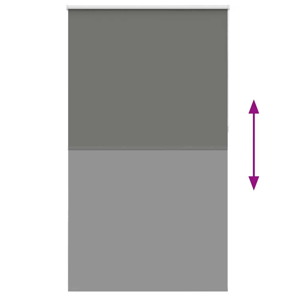 Rolo zavjesa Blackout siva 135x230 cm Širina tkanine 131,6 cm
