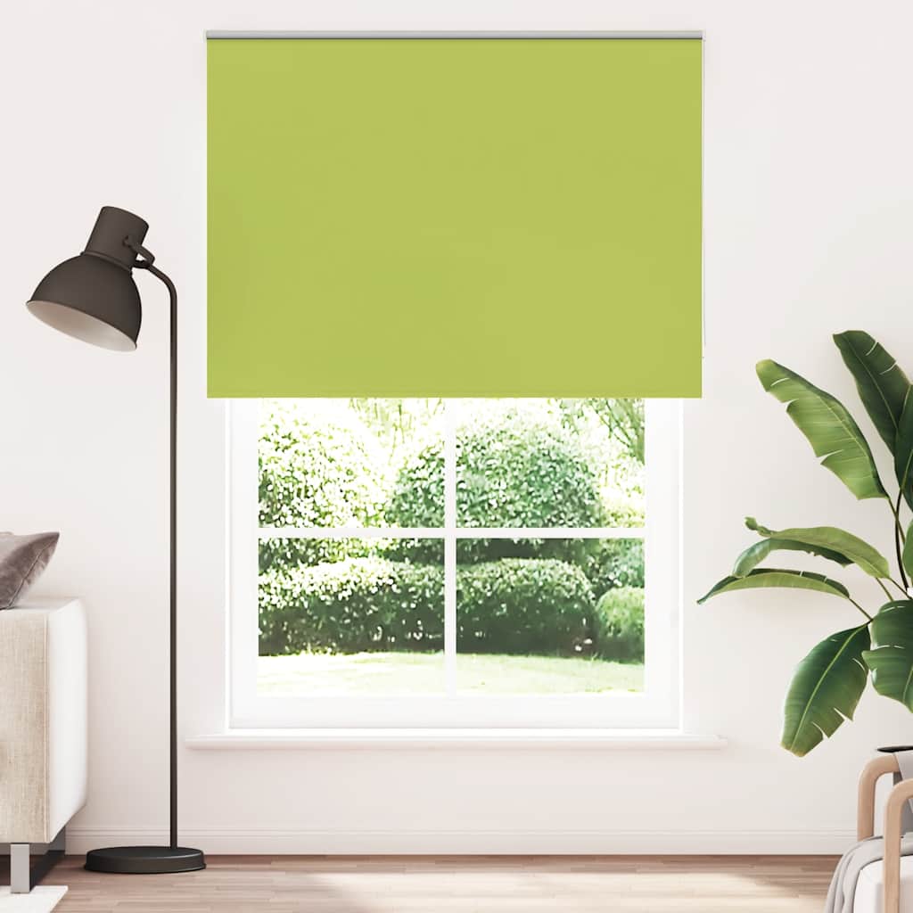 Rolo zavjesa za zamračivanje, zeleno lišće, 145x230 cm, širina tkanine 141,6 cm, poliester