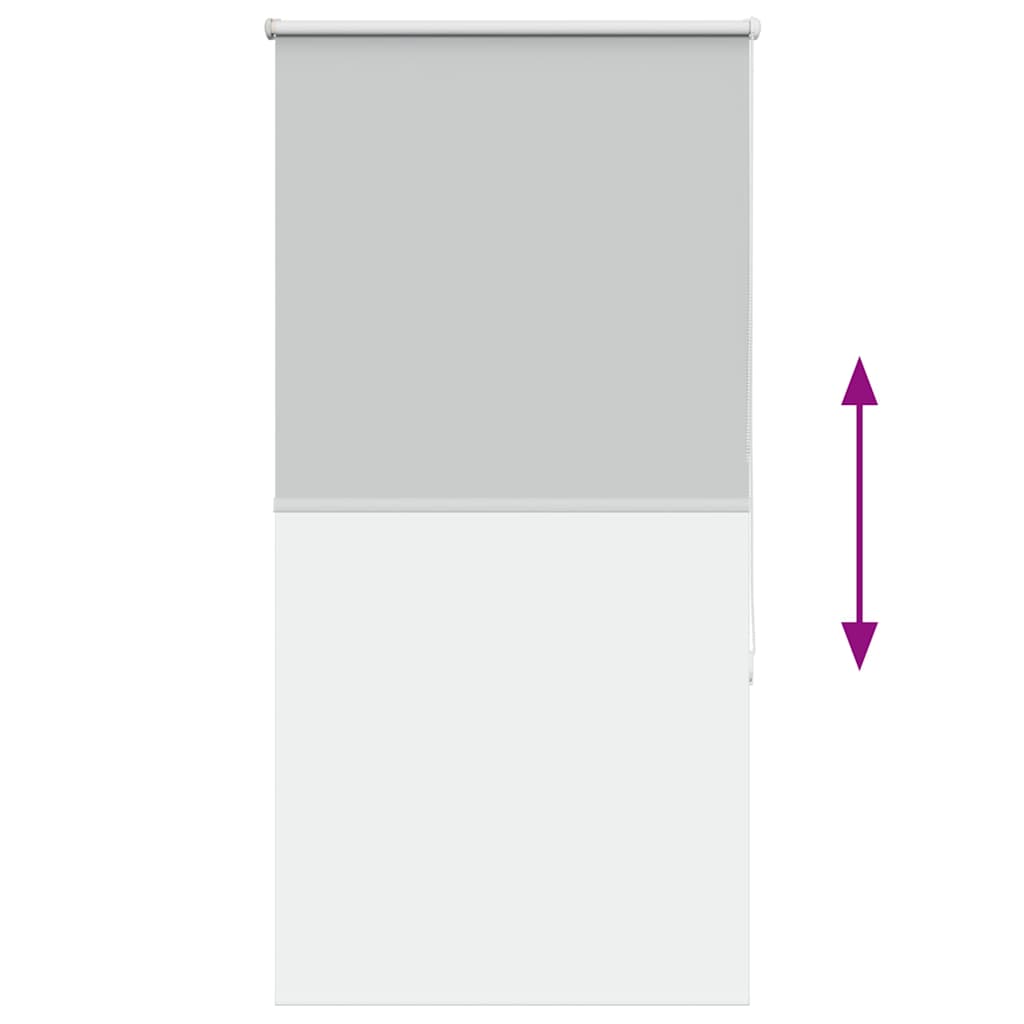 Rolo zavjesa Blackout svijetlo siva 70x130 cm Širina tkanine