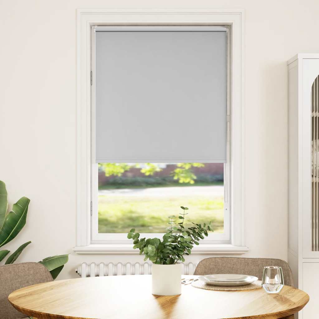 Rolo zavjesa Blackout svijetlo siva 75x130 cm Širina tkanine