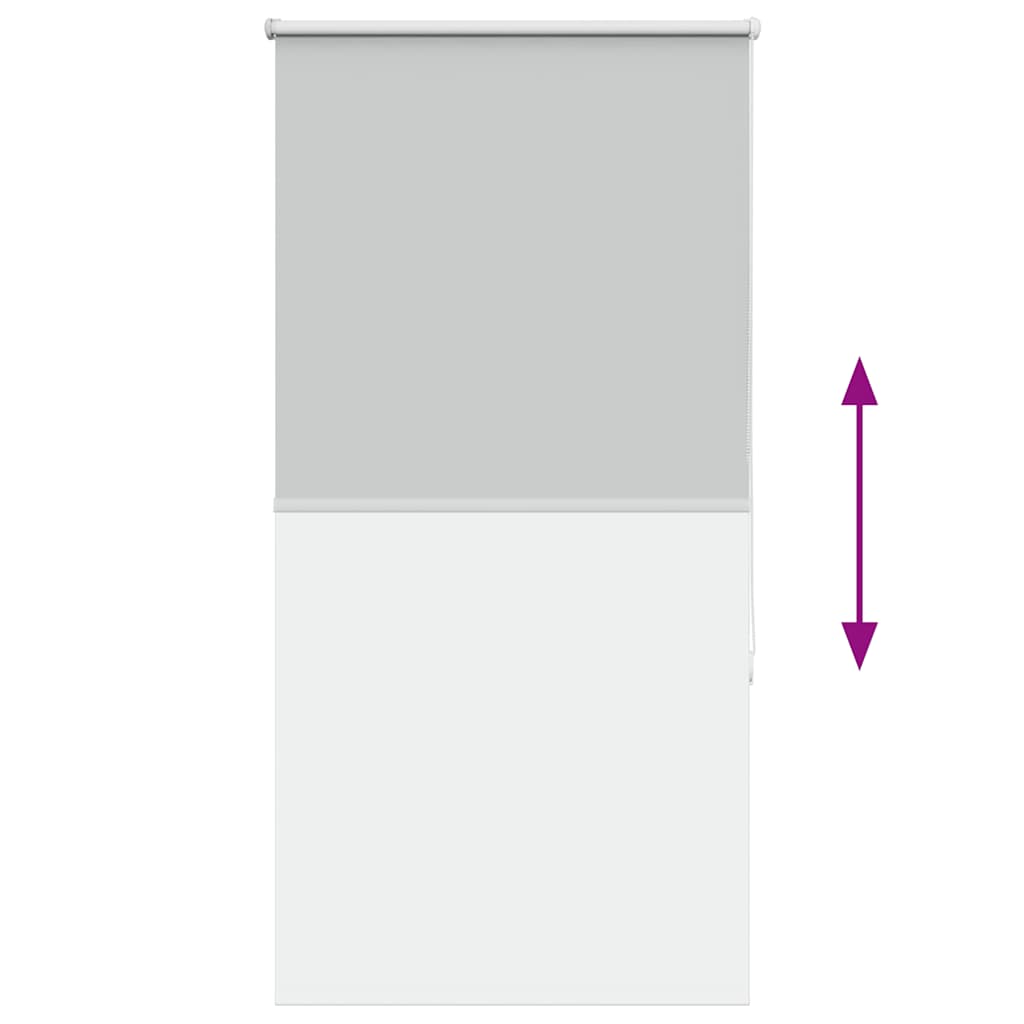 Rolo zavjesa Blackout svijetlo siva 85x130 cm Širina tkanine