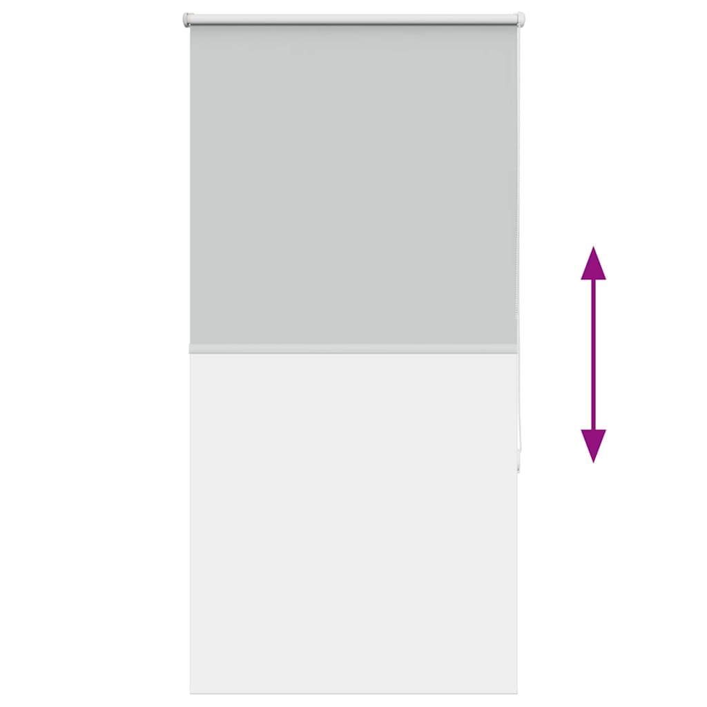 Rolo zavjesa Blackout svijetlo siva 80x150 cm Širina tkanine