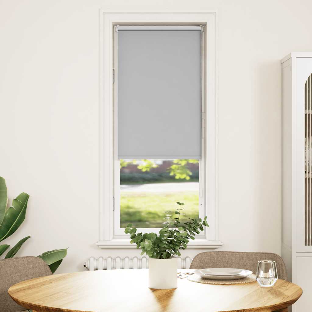 Rolo zavjesa Blackout svijetlo siva 40x175 cm Širina tkanine