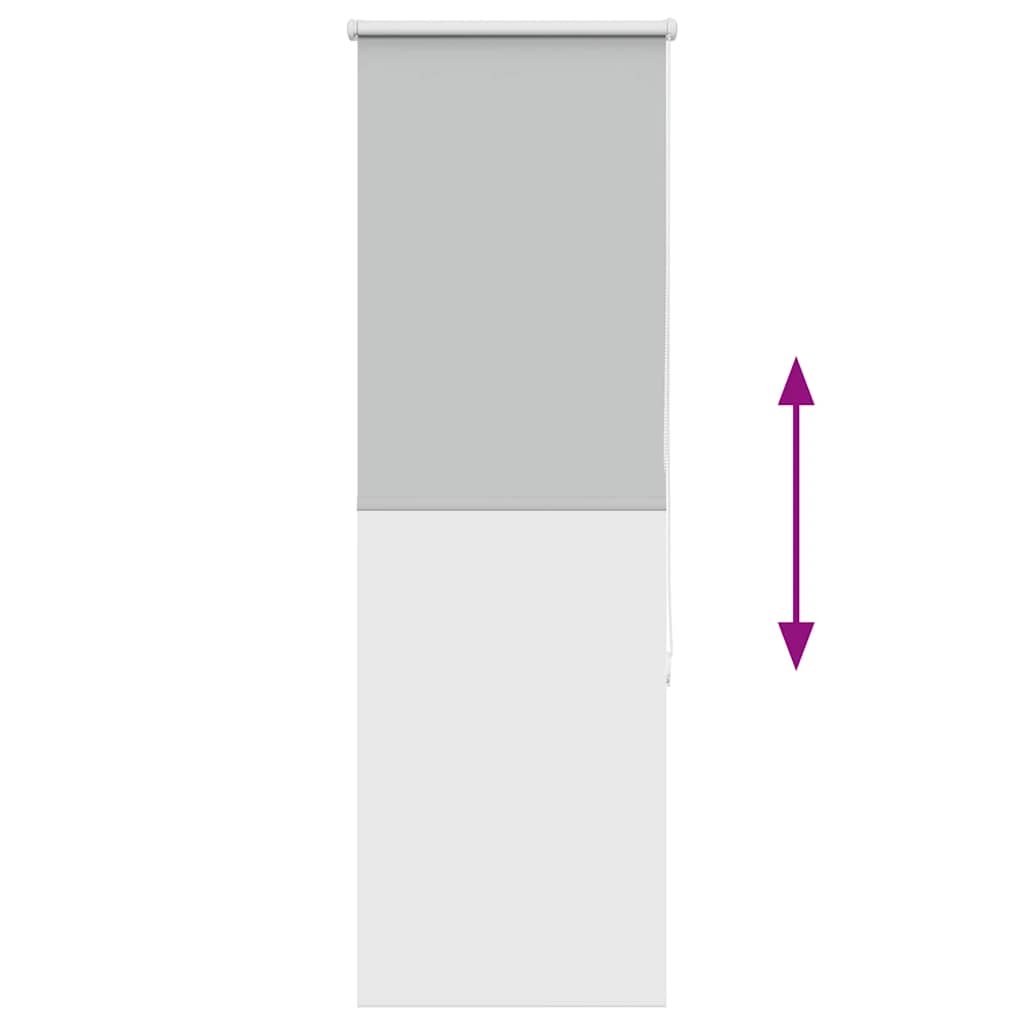 Rolo zavjesa Blackout svijetlo siva 40x175 cm Širina tkanine