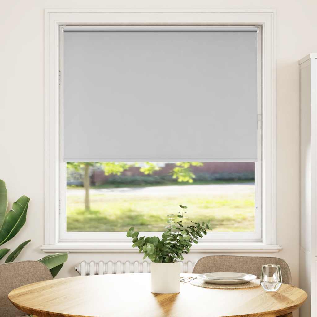Rolo zavjesa Blackout svijetlo siva 90x175 cm Širina tkanine