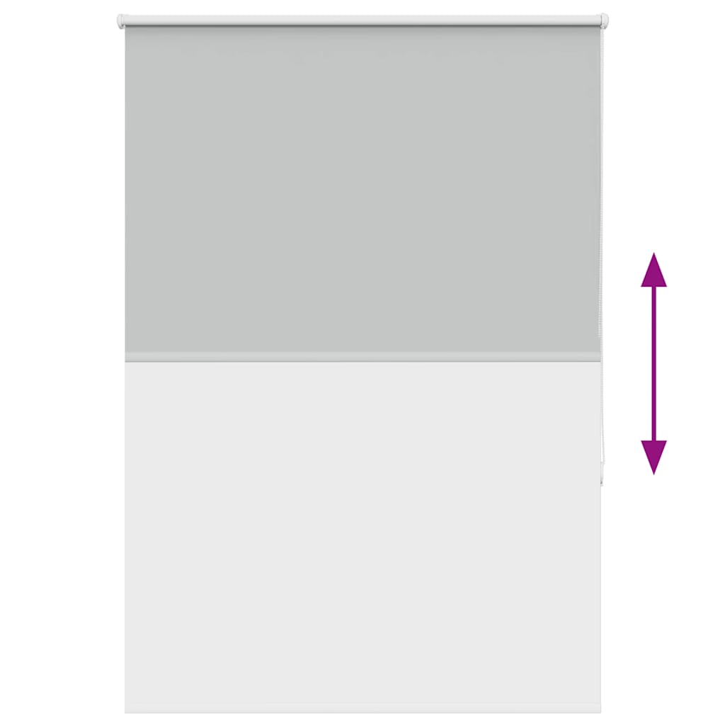 Rolo zavjesa Blackout svijetlo siva 105x175 cm Širina tkanine