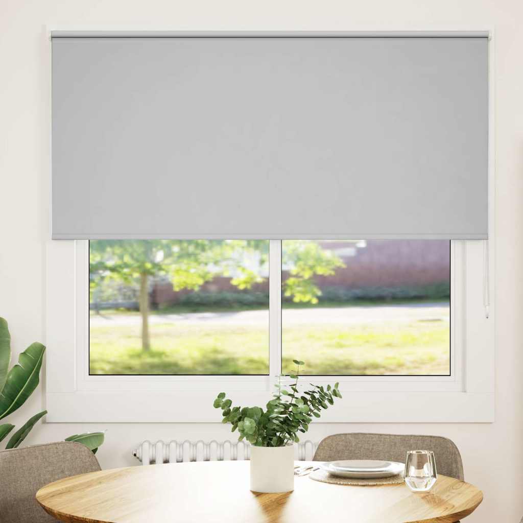 Rolo zavjesa Blackout svijetlo siva 160x175 cm Širina tkanine