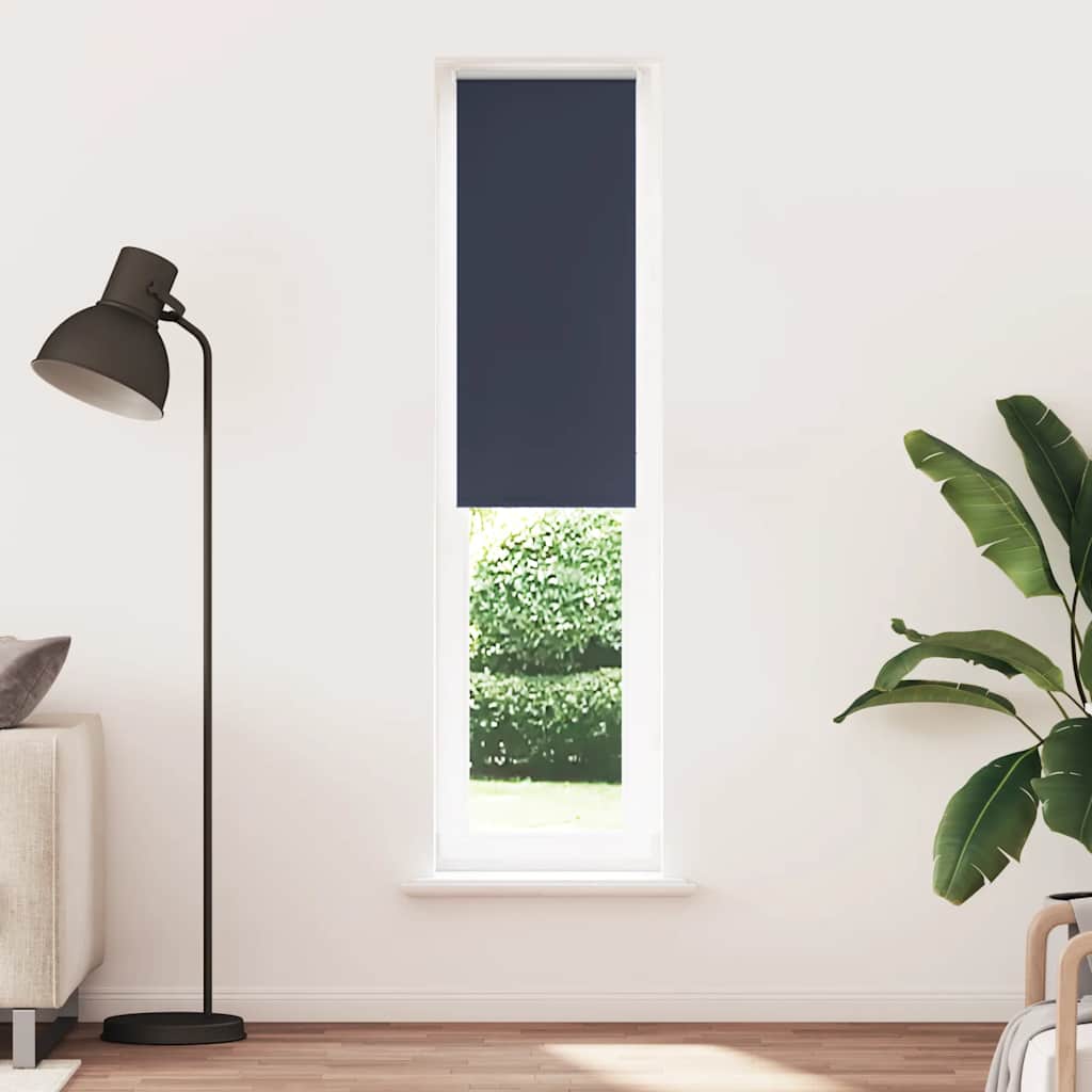Rolo zavjesa za zamračivanje, mornarska, 50x210 cm, širina tkanine 45,7 cm, poliester