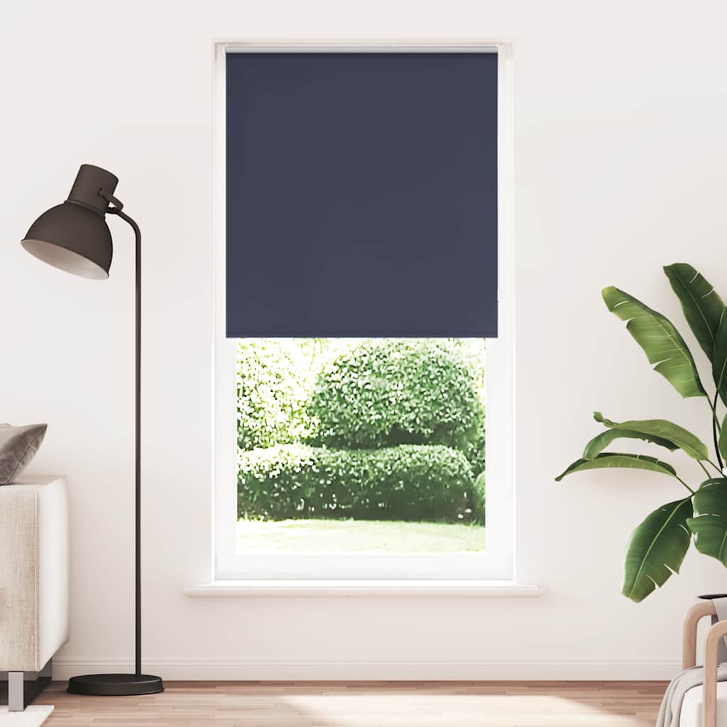 Rolo zavjesa za zamračivanje, mornarska, 110x230 cm, širina tkanine 105,7 cm, poliester