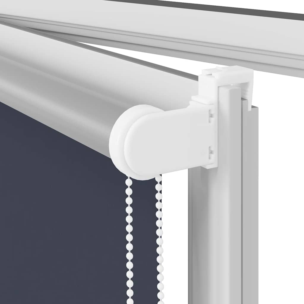 Rolo zavjesa za zamračivanje, mornarska, 130x230 cm, širina tkanine 126,6 cm, poliester
