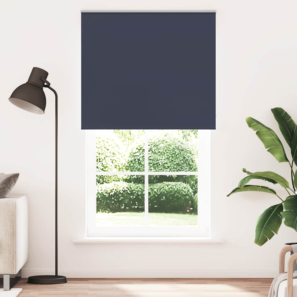 Rolo zavjesa za zamračivanje, mornarska, 135x230 cm, širina tkanine 131,6 cm, poliester