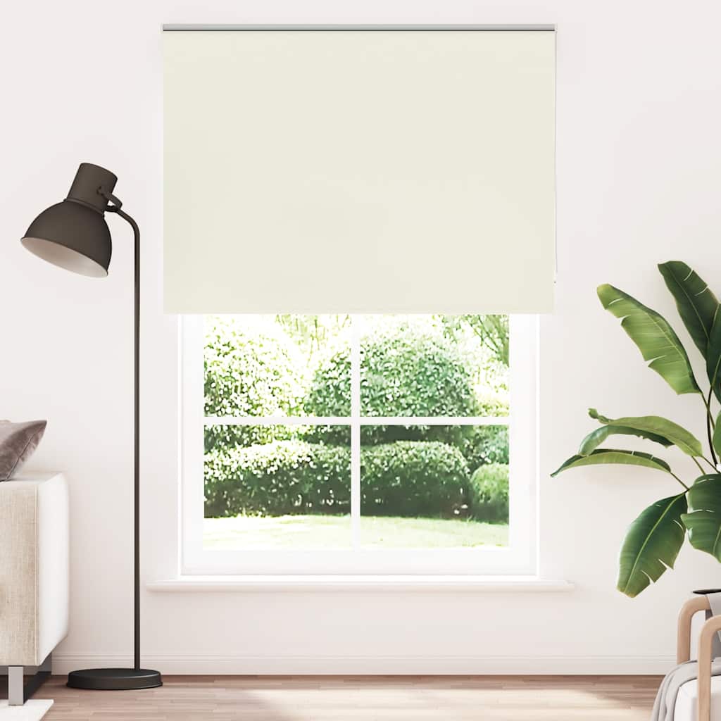 Rolo zavjesa za zamračivanje prljavo bijela 150x210 cm Širina tkanine 146,6 cm Poliester