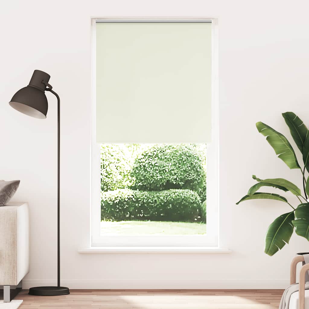 Rolo zavjesa za zamračivanje prljavo bijela 105x230 cm Širina tkanine 100,7 cm Poliester
